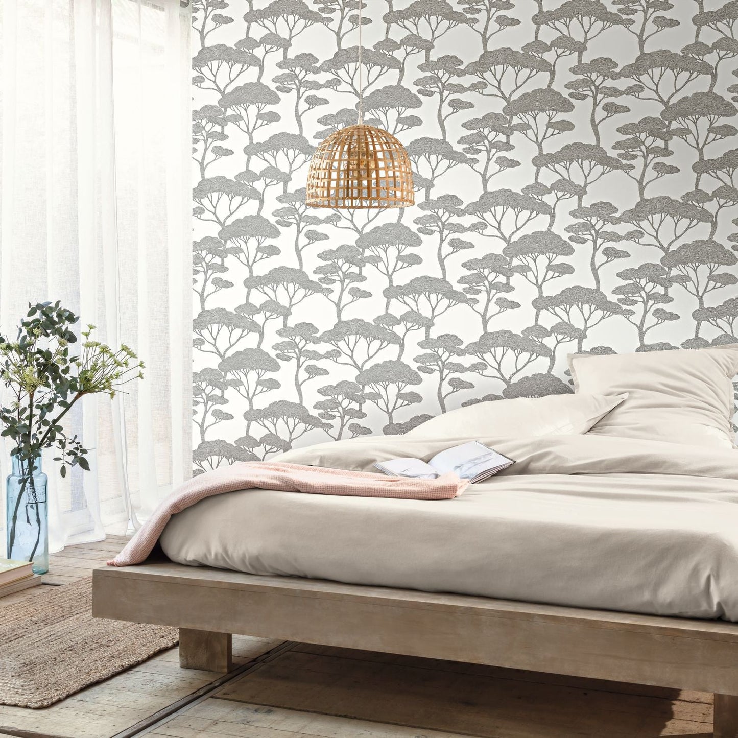 Sweet Wallpaper - Noir Blanc - Caselio - 106629000 - Premier Wallcovering
