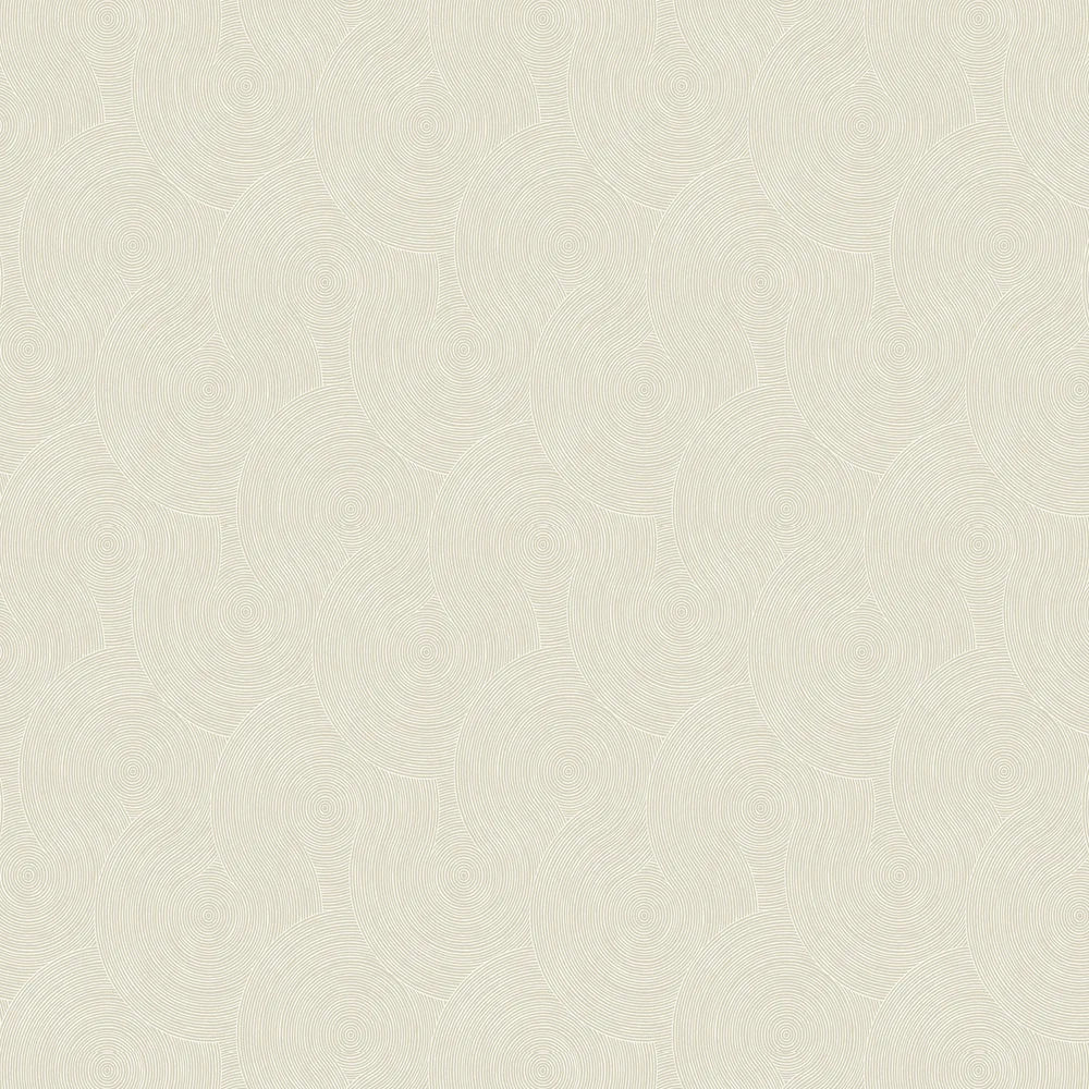 Swirl Geo Wallpaper - Light Beige - NextWall - NW56705 - Premier Wallcovering