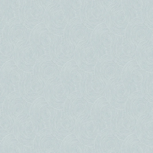Swirl Geo Wallpaper - Light Blue - NextWall - NW56702 - Premier Wallcovering
