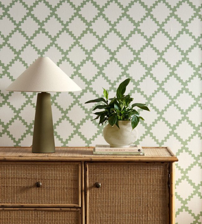 Swithland Wallpaper - Seaglass - Scion - NSCW113247 - Premier Wallcovering