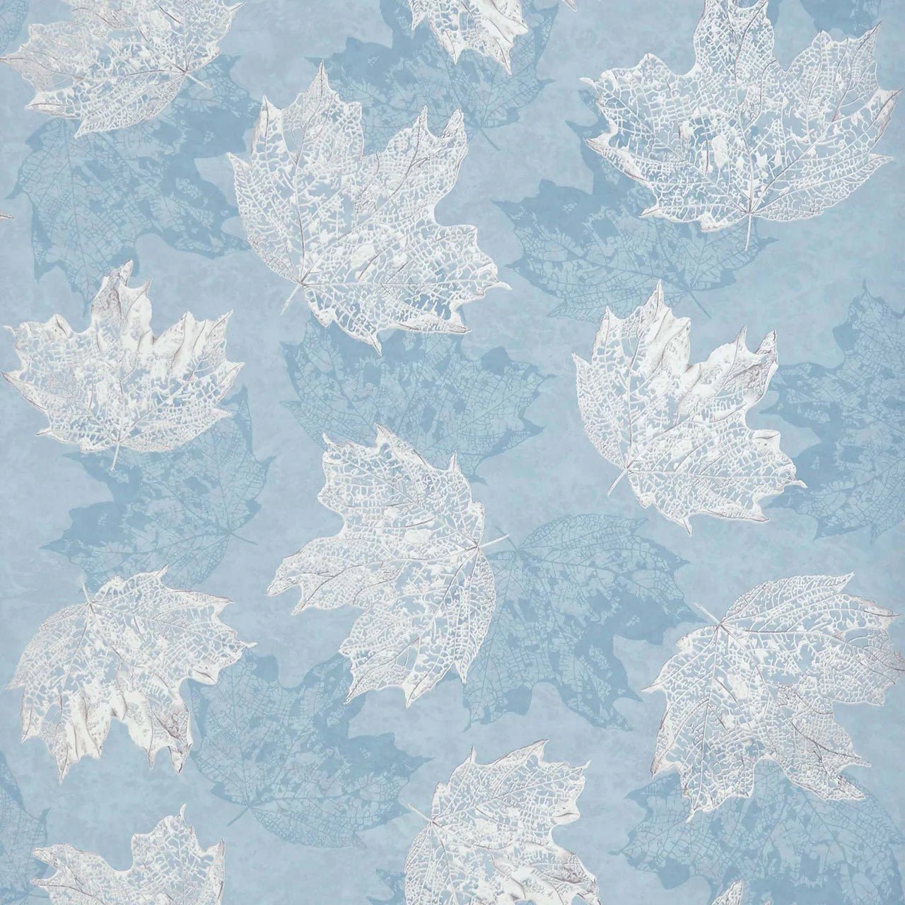 Sycamore Wallpaper - Blue / Gilver - Osborne & Little - W7336-02 - Premier Wallcovering