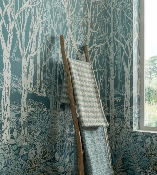 Sylvania Wallpaper - Silver - Osborne & Little - W7457-02 - Premier Wallcovering