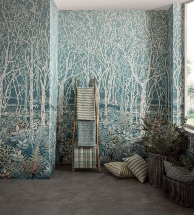 Sylvania Wallpaper - Silver - Osborne & Little - W7457-02 - Premier Wallcovering