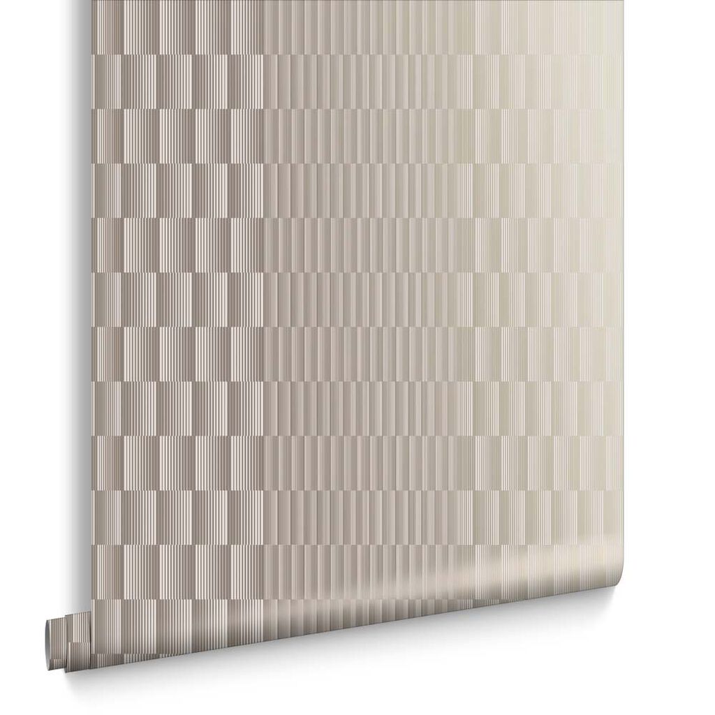 Symmetry Wallpaper - Soft Gold - Graham & Brown - 105119 - Premier Wallcovering