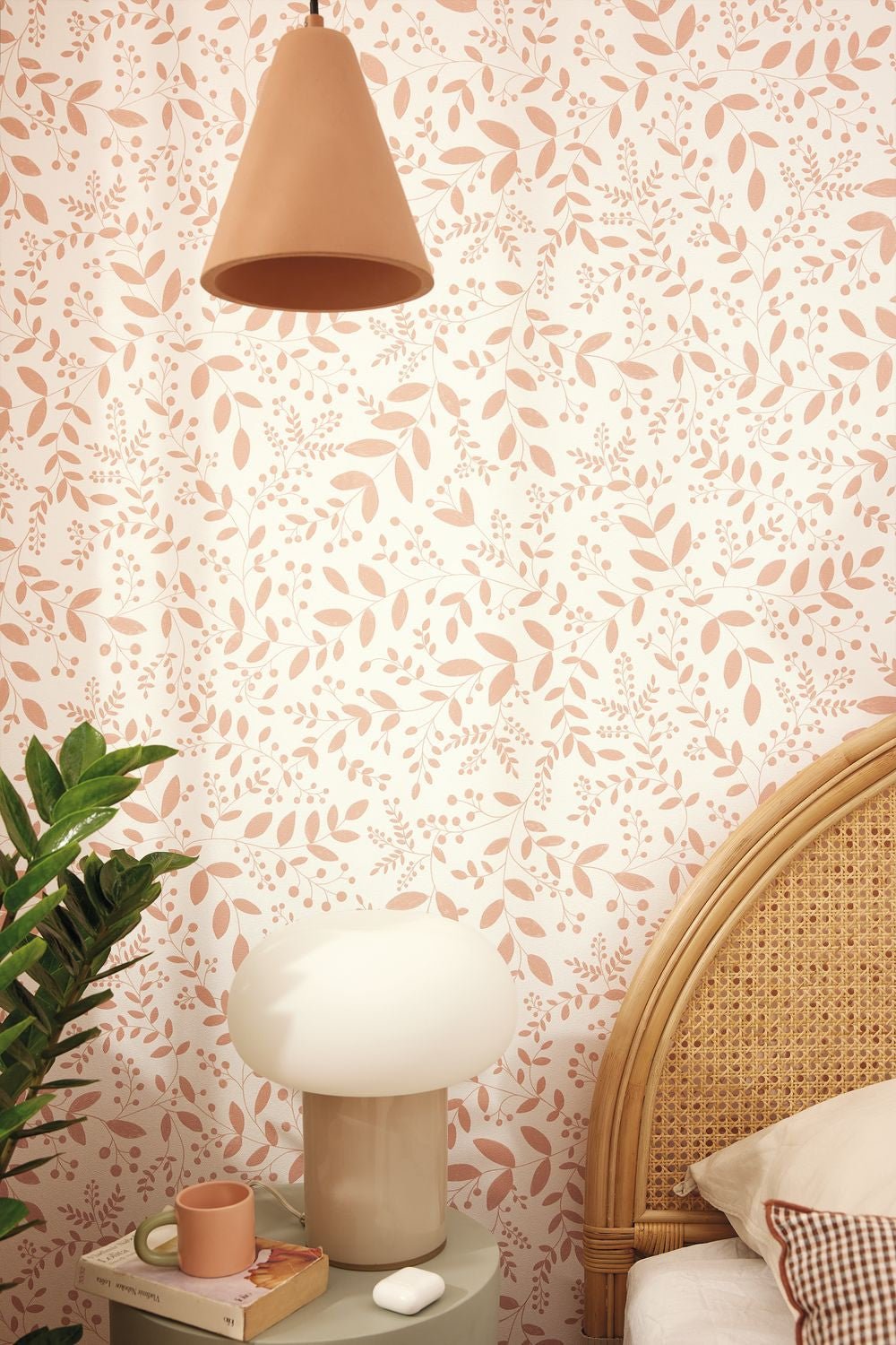 Sympathy Wallpaper - Vieux Rose - Caselio - 105340429 - Premier Wallcovering