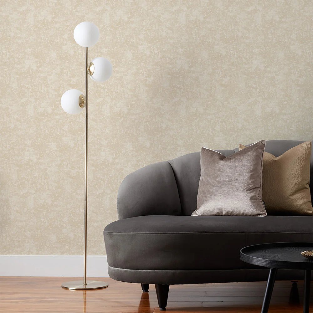 Symphony Vinyl Wallpaper - Champagne - Furn - SYMPHON/WP1/CHP - Premier Wallcovering