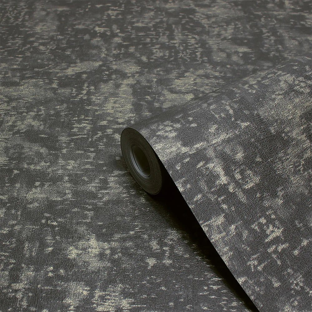 Symphony Vinyl Wallpaper - Black - Furn - SYMPHON/WP1/BLK - Premier Wallcovering