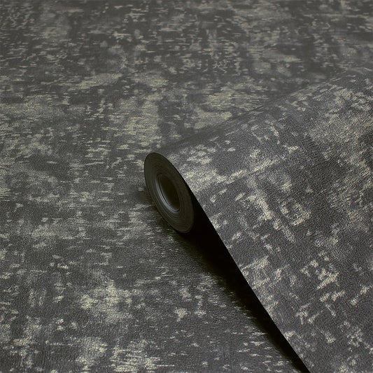 Symphony Vinyl Wallpaper - Black - Furn - SYMPHON/WP1/BLK - Premier Wallcovering