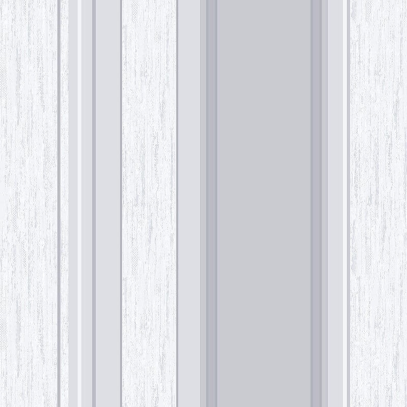Synergy Stripe Glitter Wallpaper - Dove Grey/Silver - Crown - M0853 - Premier Wallcovering