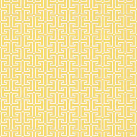 T - square Wallpaper - Yellow - Thibaut - T20856 - Premier Wallcovering