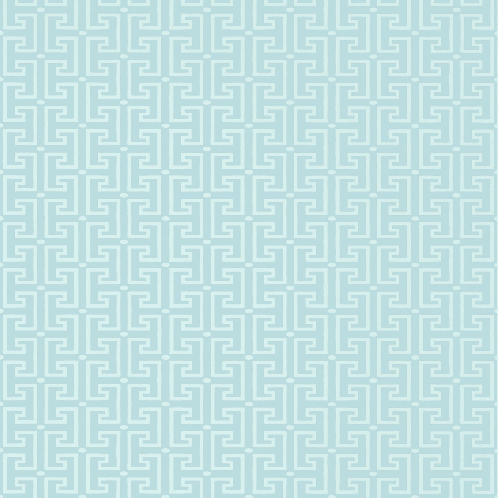 T - square Wallpaper - Spa Blue - Thibaut - T20864 - Premier Wallcovering
