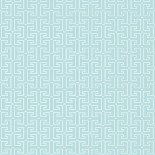 T - square Wallpaper - Spa Blue - Thibaut - T20864 - Premier Wallcovering