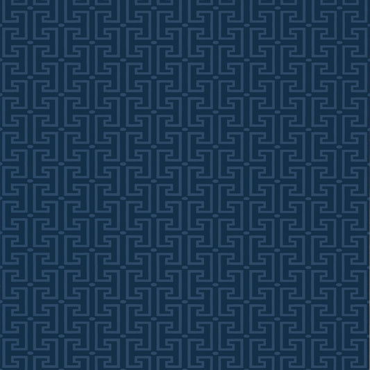 T - square Wallpaper - Navy - Thibaut - T20858 - Premier Wallcovering