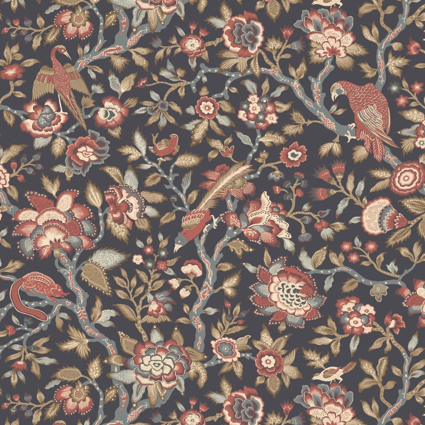 Tabley Wallpaper - Spice - Warner House - Premier Wallcovering