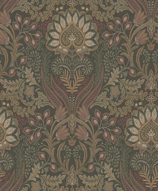 Tahari Bead Wallpaper - Burnt Orange - Holden Décor - 99410 - Premier Wallcovering