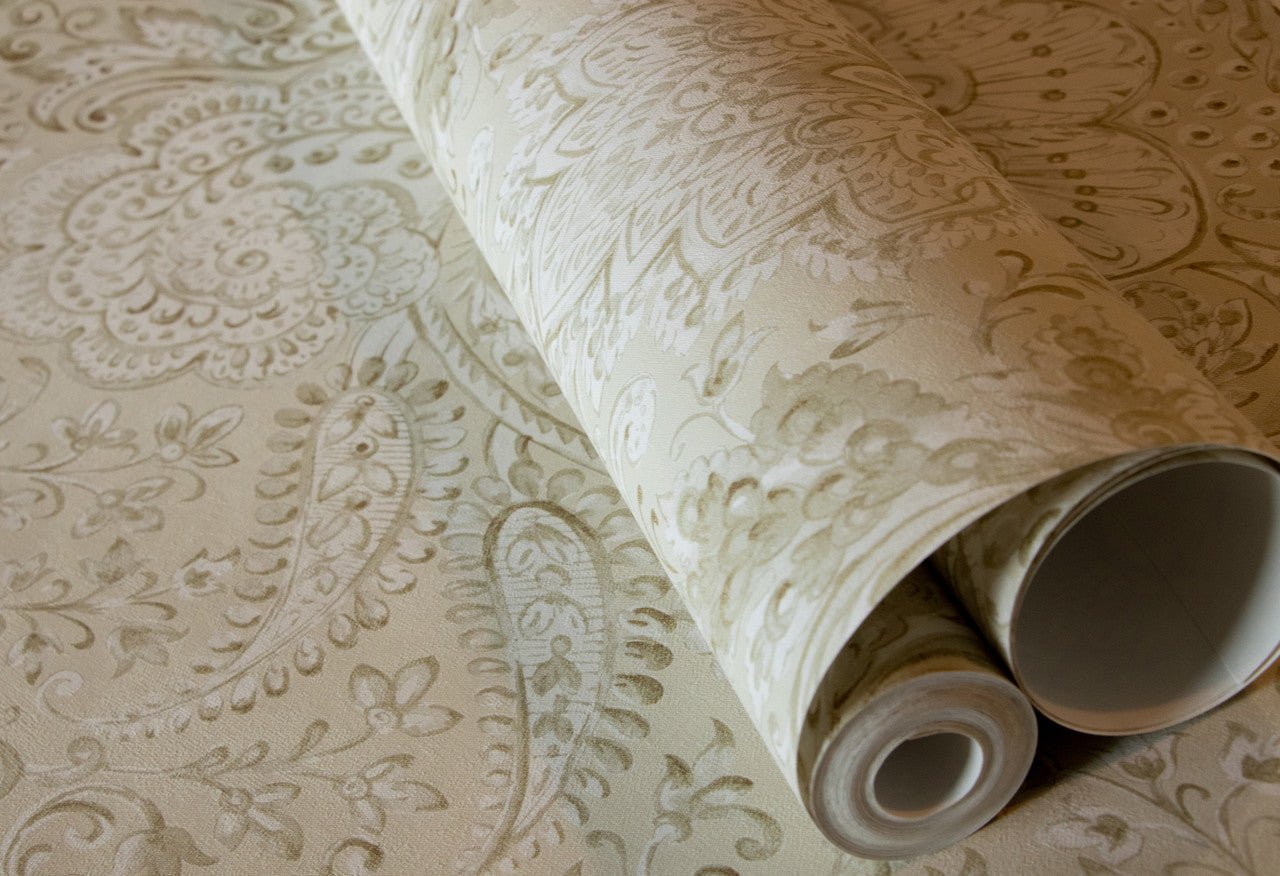 Tahiti Tropical Wallpaper - Pine Nut - Hohenberger - 26705 - Premier Wallcovering