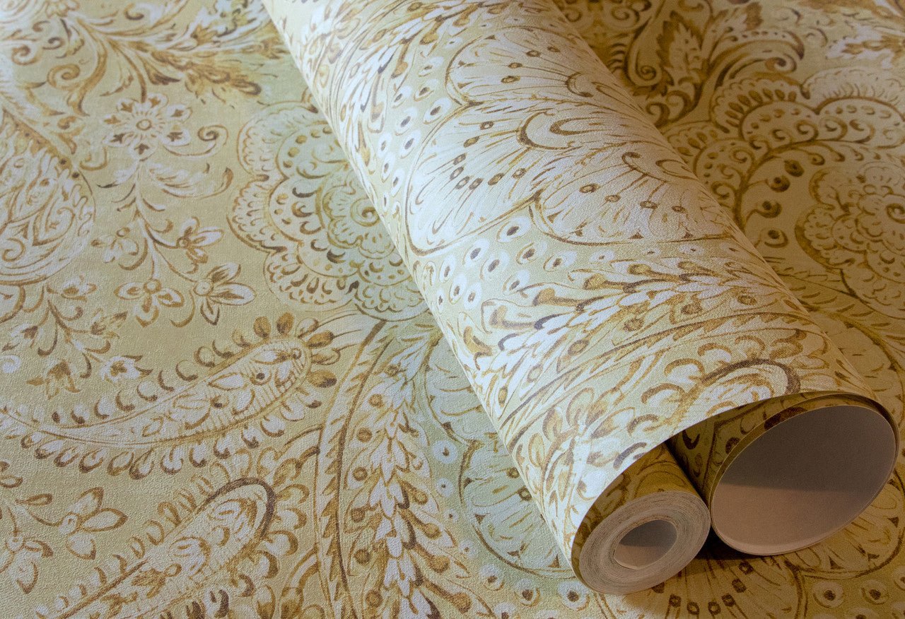 Tahiti Tropical Wallpaper - Peanut - Hohenberger - 26704 - Premier Wallcovering