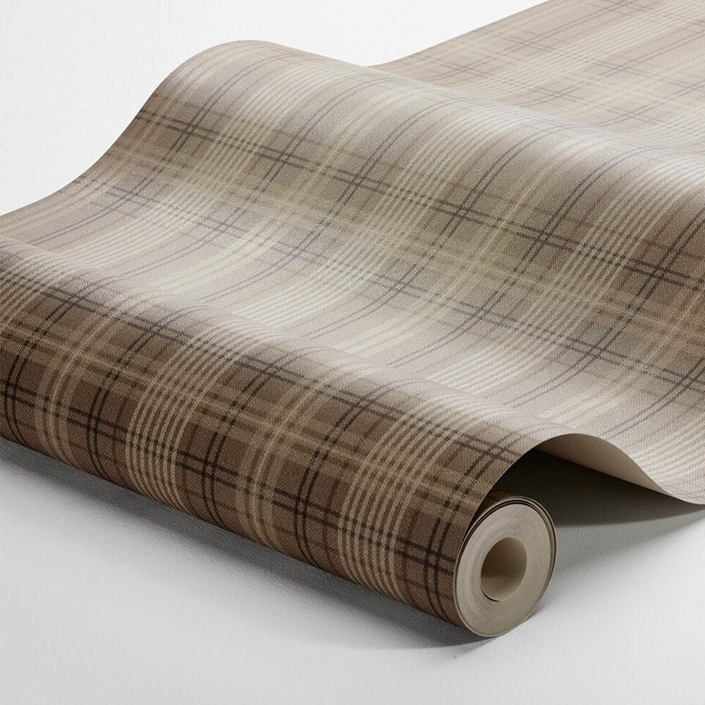 Tailor´s Tweed Wallpaper - Dark Brown - Boråstapeter - 3579 - Premier Wallcovering
