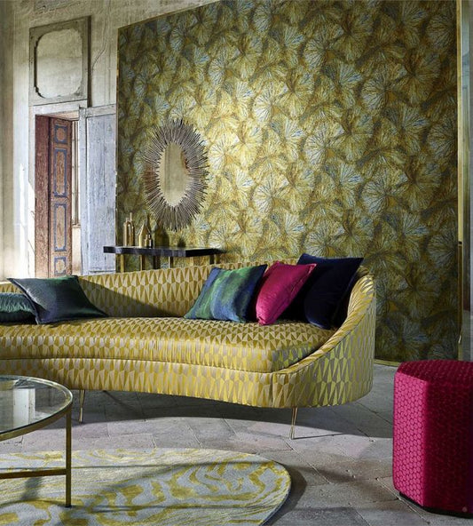 Taisho Deco Wallpaper - Tigers Eye - ZTOT312748 - Zoffany - Premier Wallcovering