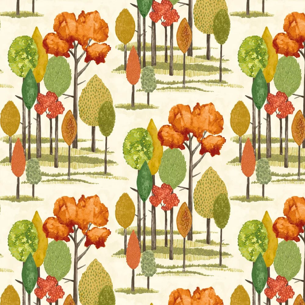 Tall Trees Wallpaper - Autumn - Ohpopsi - CEP50138W - Premier Wallcovering