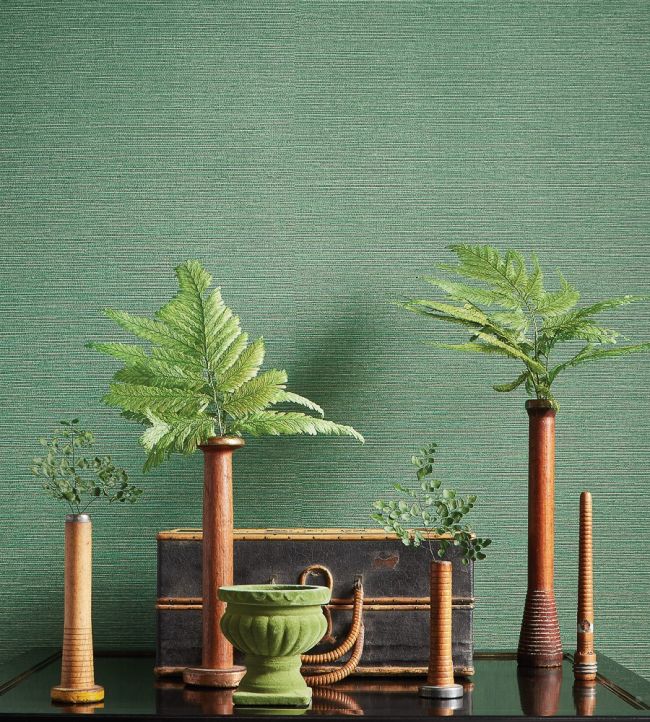 Taluk Sisal Wallpaper - Beige - Thibaut - T75145 - Premier Wallcovering