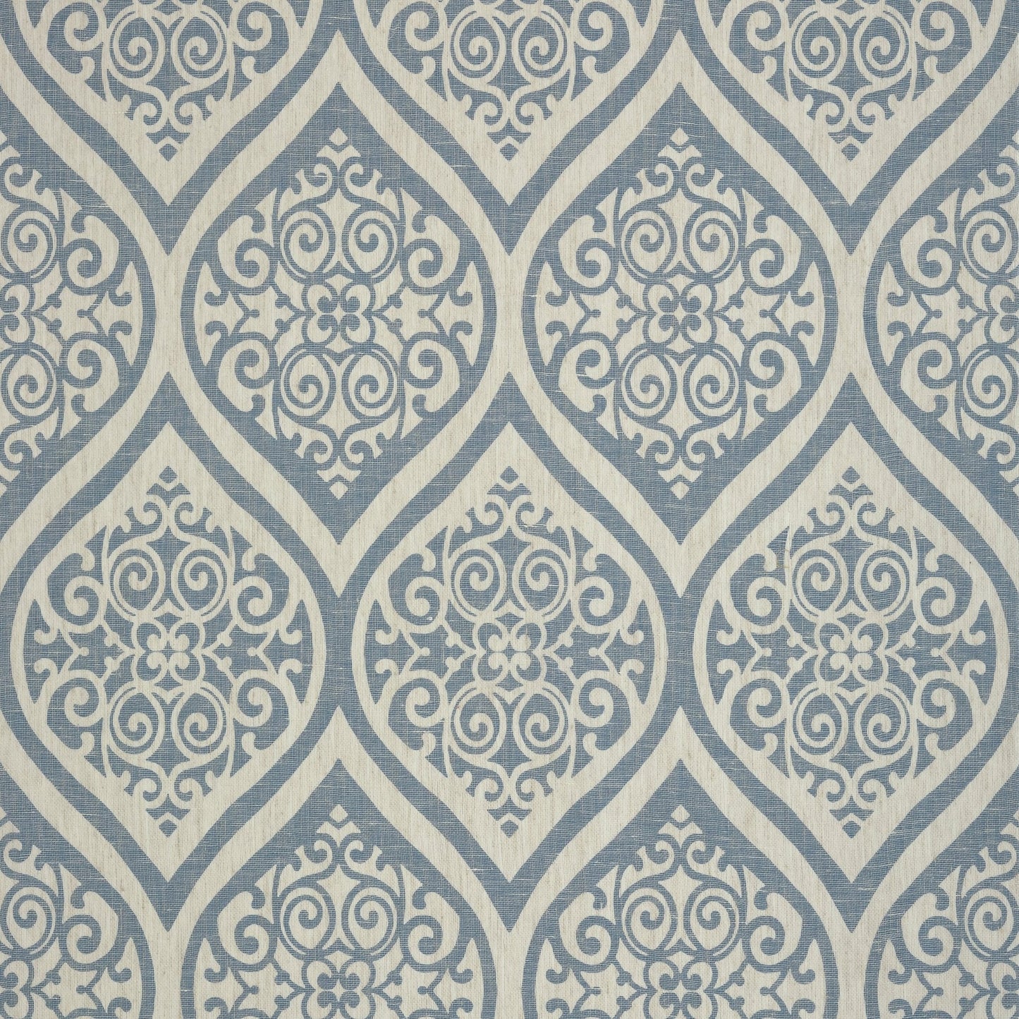 Tangiers Wallpaper - Navy on White - Thibaut - T89148 - Premier Wallcovering