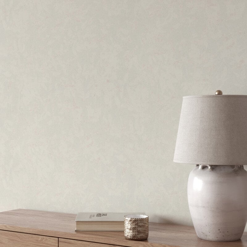 Tangle Leaf Wallpaper - White - Erismann - 10435 - 01 - Premier Wallcovering