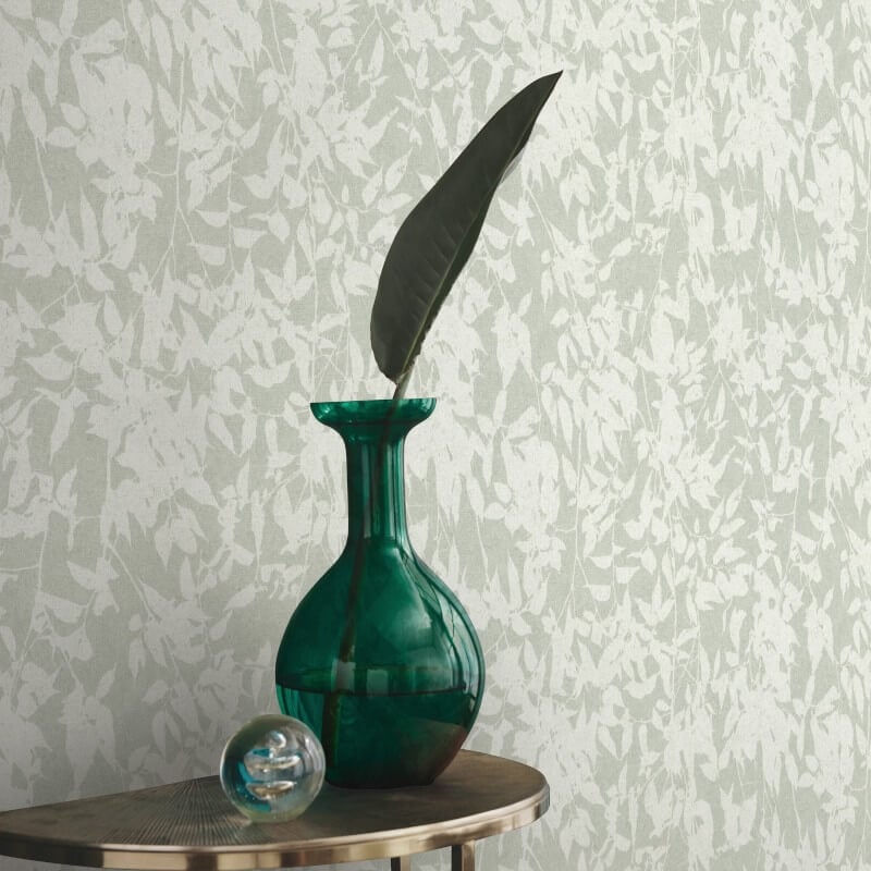 Tangle Leaf Wallpaper - Green - Erismann - 10435 - 07 - Premier Wallcovering
