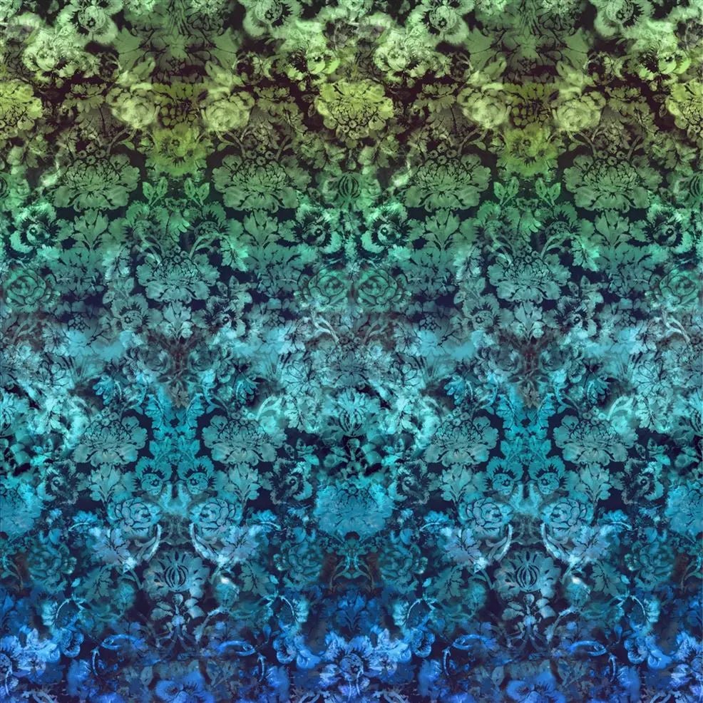 Tarbana Damask Wallpaper - Midnight - Designers Guild - PDG1139/03 - Premier Wallcovering
