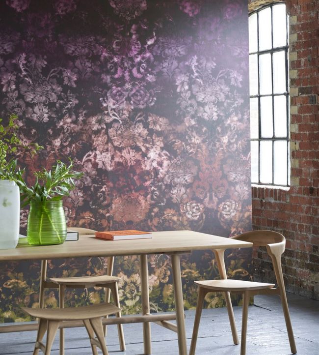 Tarbana Damask Wallpaper - Amethyst - PDG1139/02 - Designers Guild - Premier Wallcovering