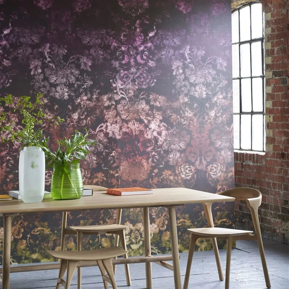 Tarbana Damask Wallpaper - Amethyst - Designers Guild - PDG1139/02 - Premier Wallcovering