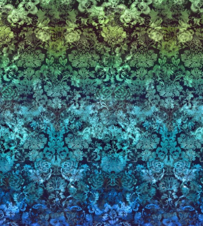 Tarbana Damask Wallpaper - Midnight - PDG1139/03 - Designers Guild - Premier Wallcovering