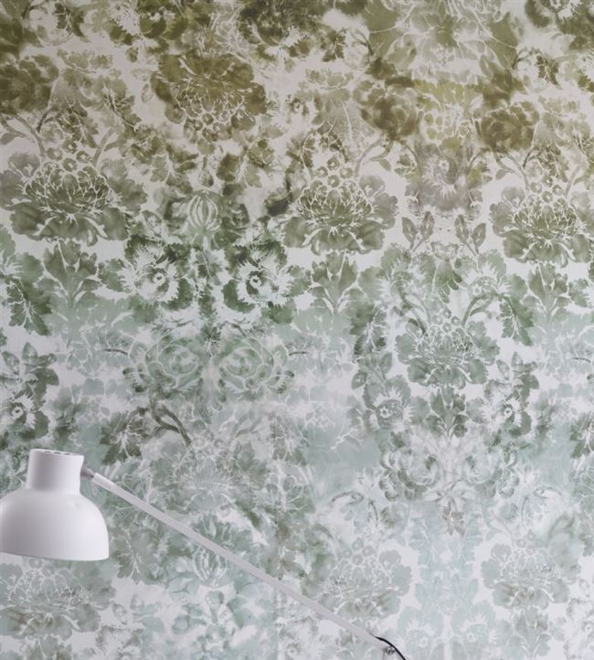 Tarbana Damask Wallpaper - Linen - PDG1139/01 - Designers Guild - Premier Wallcovering