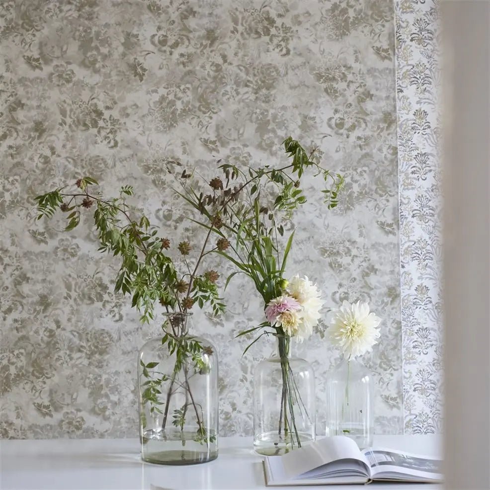 Tarbana Wallpaper - Linen - Designers Guild - PDG1126/02 - Premier Wallcovering