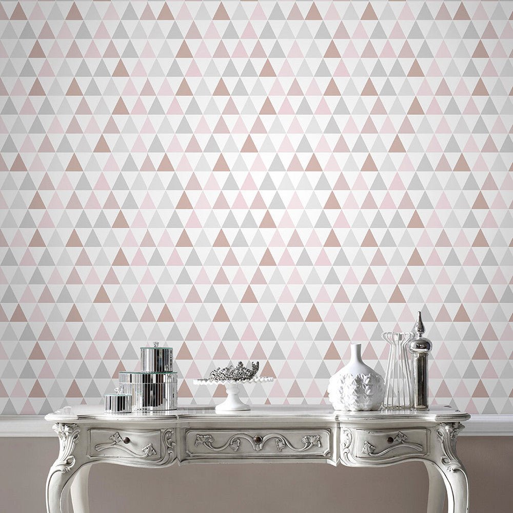 Tarek Wallpaper - Rose Gold - Superfresco Easy - 103168 - Premier Wallcovering