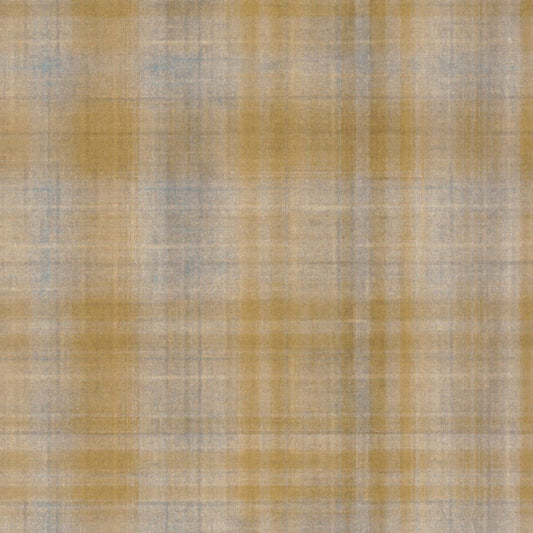 Tartan Textiles Wallpaper - Beige Cognac - Casadeco - 87692689 - Premier Wallcovering