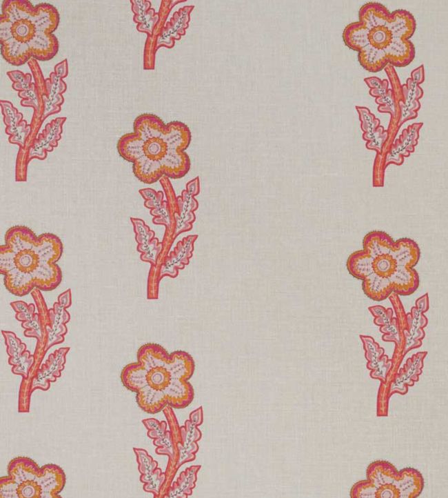 Tashas Trip Fabric - Hot Pink - Christopher Farr Cloth - CF115 - 04 - Premier Wallcovering