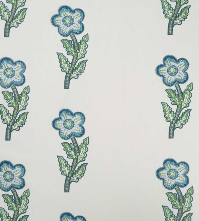 Tashas Trip Fabric - Green - Christopher Farr Cloth - CF115 - 03 - Premier Wallcovering