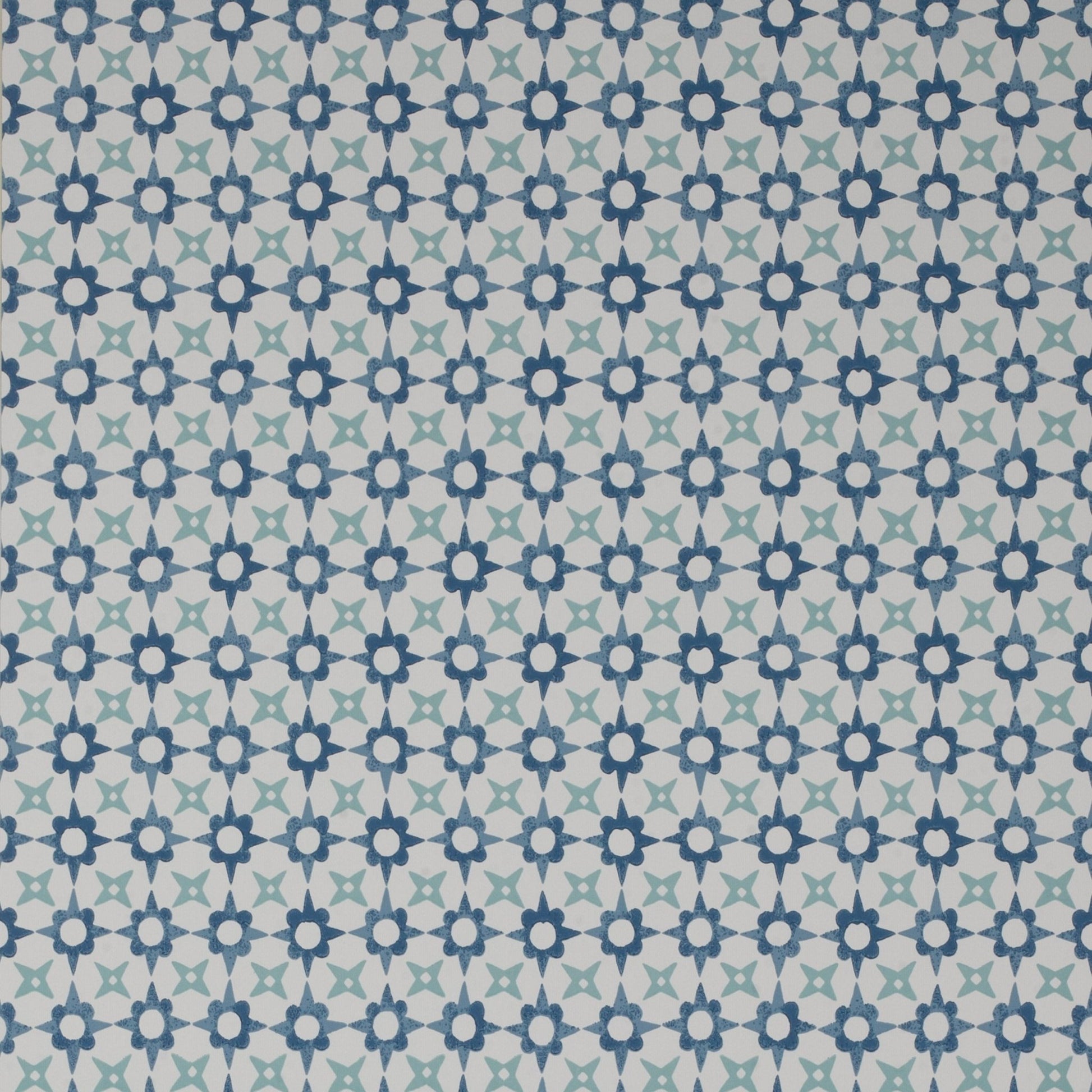 Tassi Wallpaper - Blue - J175W - 06 - Jane Churchill - Premier Wallcovering