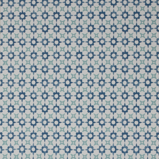 Tassi Wallpaper - Blue - J175W - 06 - Jane Churchill - Premier Wallcovering