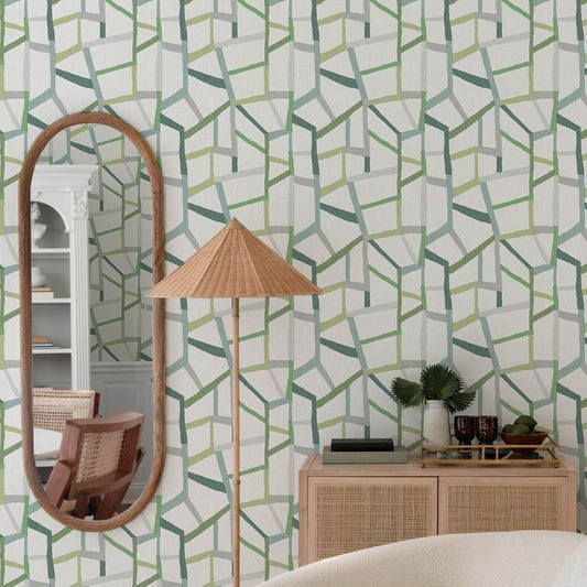 Tate Wallpaper - Green - A Street Prints - FD25847 - Premier Wallcovering