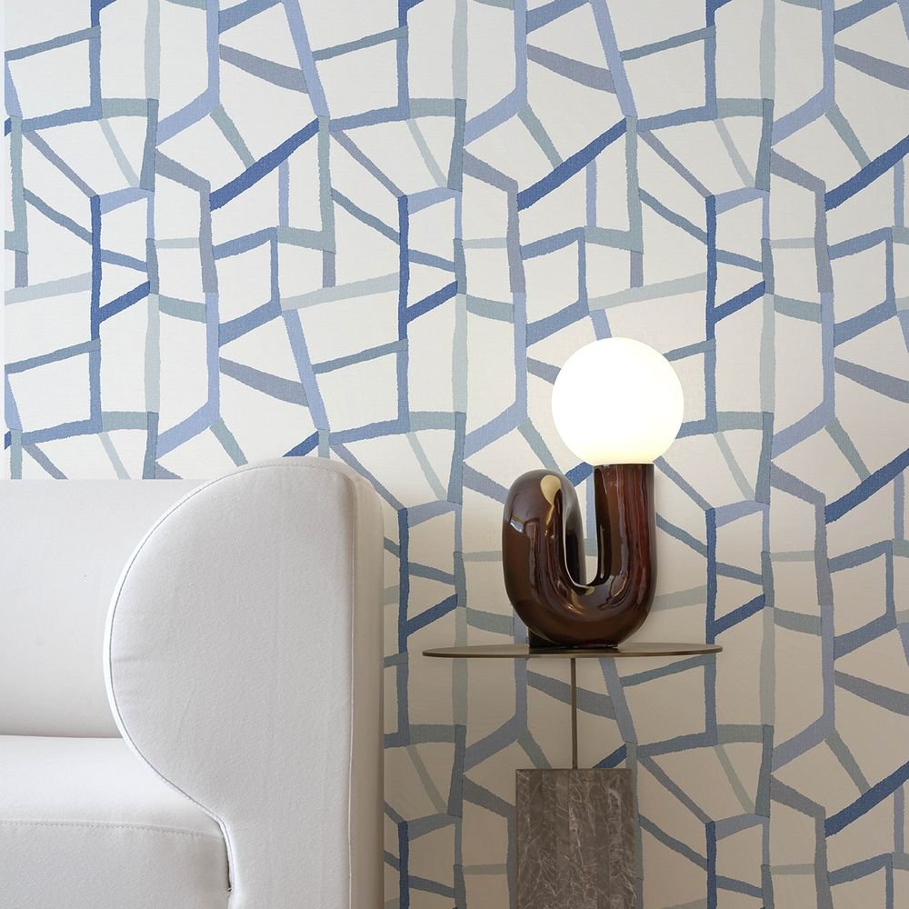 Tate Wallpaper - Blue - A Street Prints - FD25849 - Premier Wallcovering