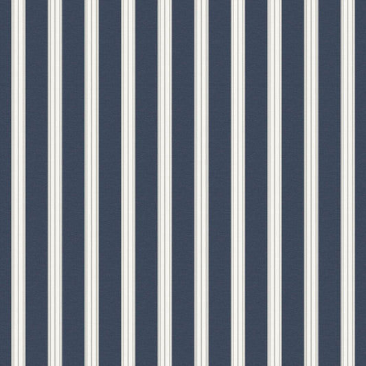 Tatton Wallpaper - Navy - Timothy Wilman - TW2481 - Premier Wallcovering
