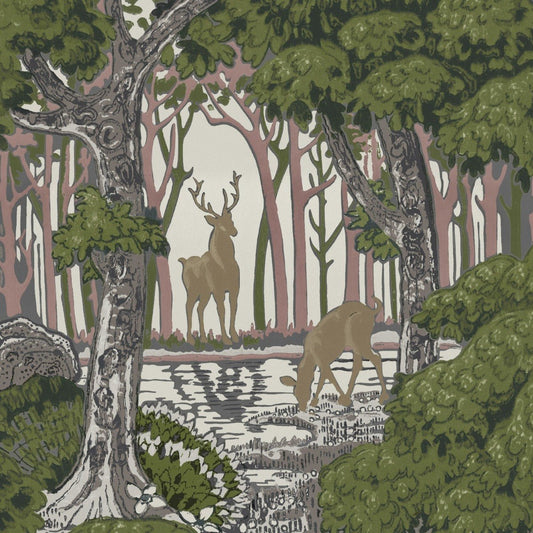 Tatton Wallpaper - Forest - Warner House - Premier Wallcovering