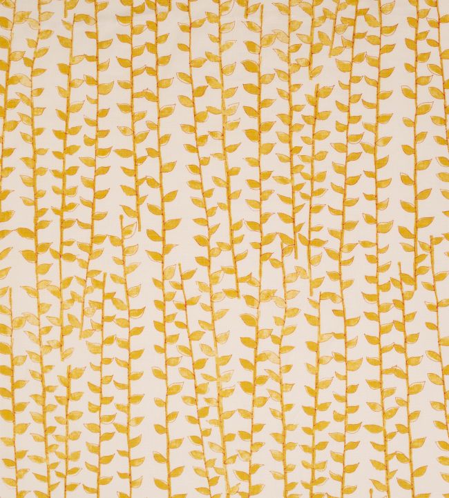 Tea Trail Fabric - Lemon - Christopher Farr Cloth - CF620 - 01 - Premier Wallcovering