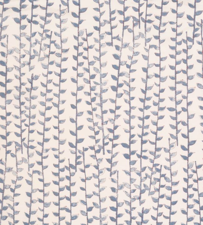 Tea Trail Fabric - Denim - Christopher Farr Cloth - CF620 - 04 - Premier Wallcovering