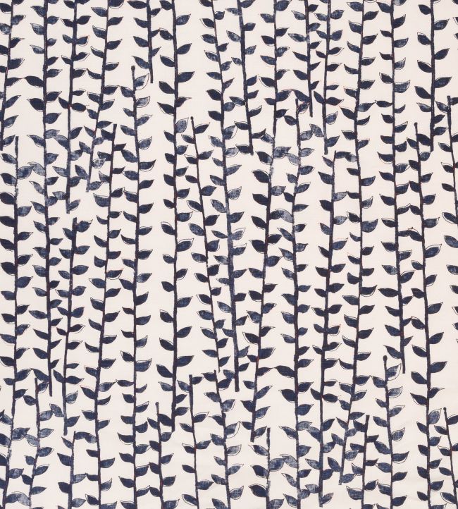 Tea Trail Fabric - Dark Indigo - Christopher Farr Cloth - CF620 - 03 - Premier Wallcovering
