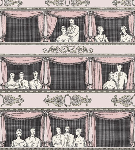 Teatro Wallpaper - Blush - 114/4008 - Cole & Son - Premier Wallcovering