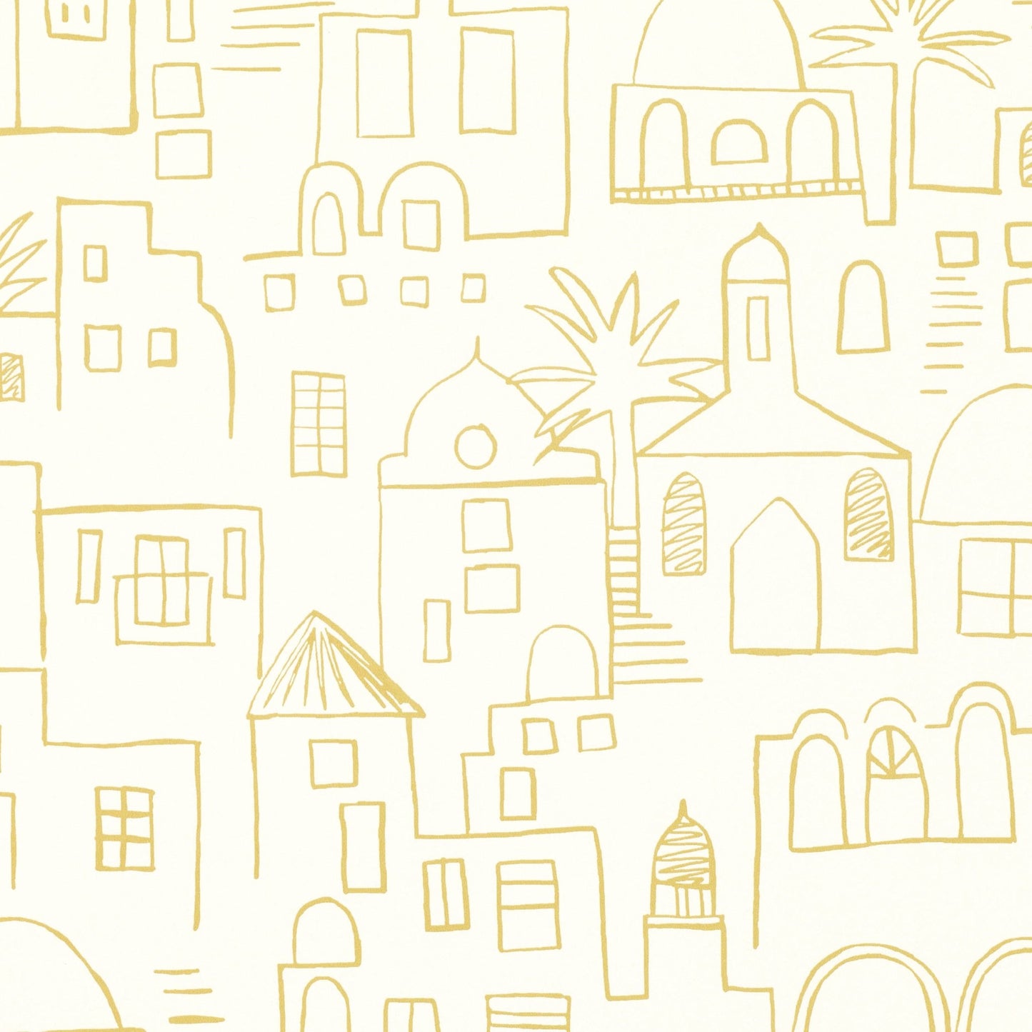 Teeny Santorini Wallpaper - Sand - Villa Nova - W569/02 - Premier Wallcovering