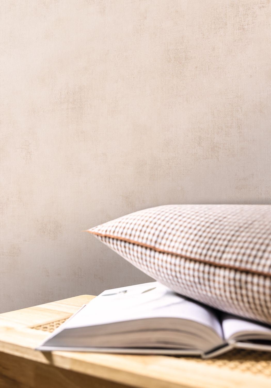 Telas 2 Uni Metalises Wallpaper - Taupe Clair - Caselio - 102071566 - Premier Wallcovering